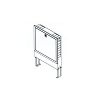 Шкаф распределительный встраиваемый REHAU UP110 - 895x750x150 мм (регулируемый,с внутренней дверцей)